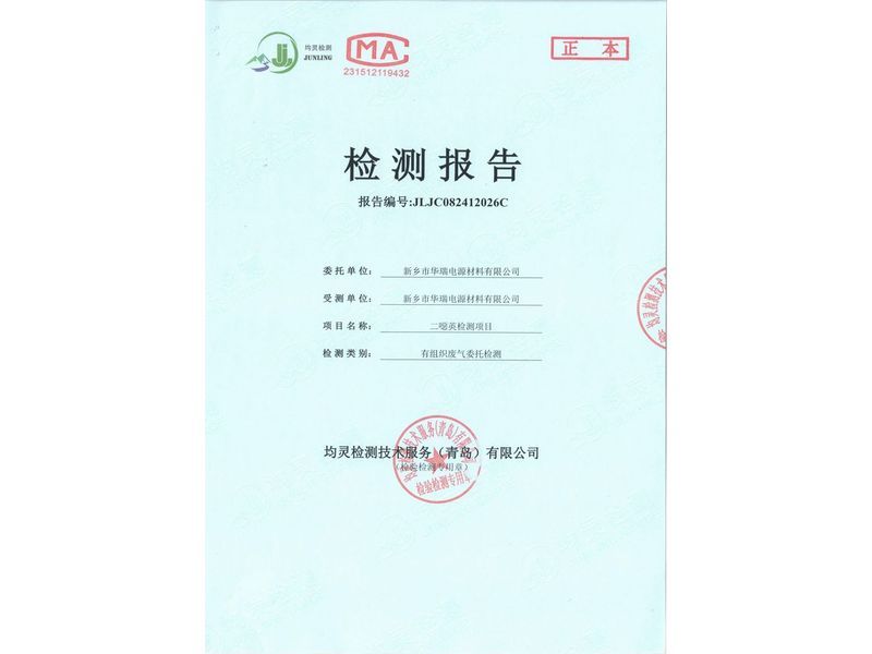 2024年二噁英检测报告